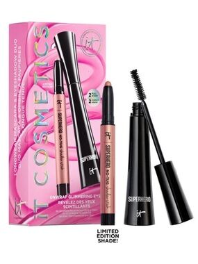 it cosmetics Superhero Mascara &
Shimmer Eye Duo - Pink